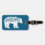 Brevard North Carolina Bear Gepäckanhänger (Vorderseite horizontal)