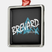 Brevard North Carolina Mountains Ornament Aus Metall (Links)