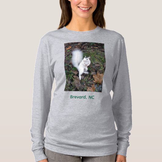 Brevard White Squirrel - Long Sleeved T-Shirt (Vorderseite)