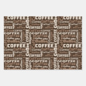 Brew & Bean 3 Geschenkpapier Set (Vorderseite)