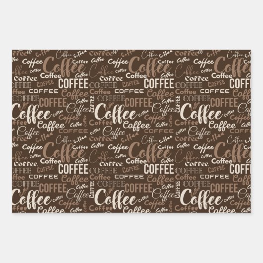 Brew Bliss Trio 3 Geschenkpapier Set (Vorderseite)