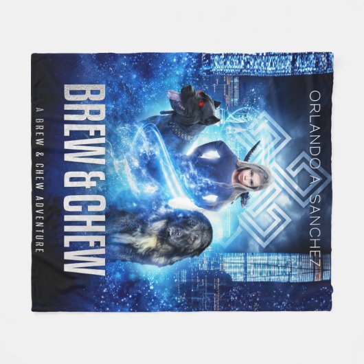 Brew & Chew Fleecedecke (Vorderseite (Horizontal))