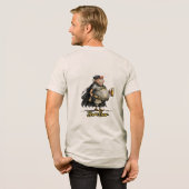 Brew Crew Beer Superheld Lustiger Tee (Rückseite voll)