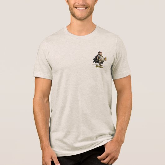 Brew Crew Beer Superhero Funny Tee (Vorderseite)