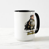 Brew Crew Beer Superhero Funny Tee Tasse (VorderseiteRechts)