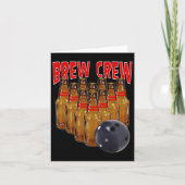 Brew Crew Bowling Karte (Vorderseite)
