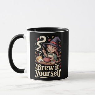 Brew es dir selbst gemütliche TeeHexe Tasse