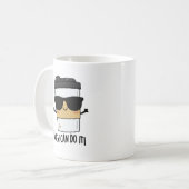 Brew kann es positive Kaffeepause machen Kaffeetasse (Vorderseite Links)