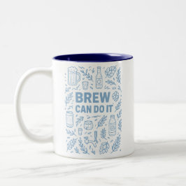 Brew kann es zweifarbige tasse