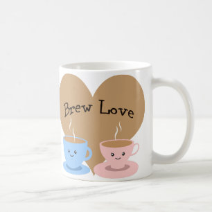 Brew Liebe! Kaffeemugs Kaffeetasse