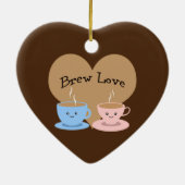 Brew Liebe! Kaffeemugs Keramikornament (Hinten)
