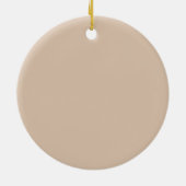 Brew Love Coffee Bean Heart Keramik Ornament (Hinten)