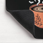 Brew-mütig Spuk ghoful-Kaffeehaus Mousepad (Ecke)