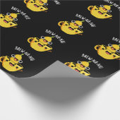 Brew-nana Funny Banana Pun Dark BG Geschenkpapier (Ecke)