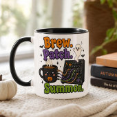 Brew. Patch. Summon. – Halloween Synth Nerd Tasse