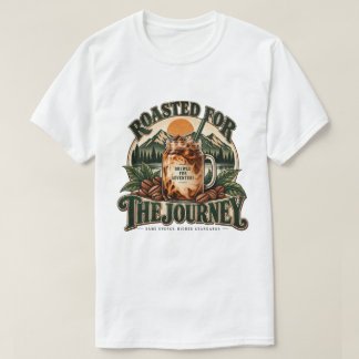 Brew Roam Repeat Vintage-Eis-Kaffee-Berg T-Shirt