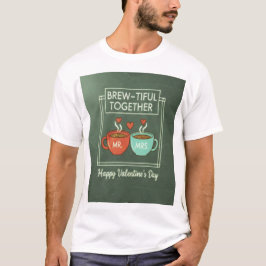 "Brew-tiful Together" VDay T-Shirt