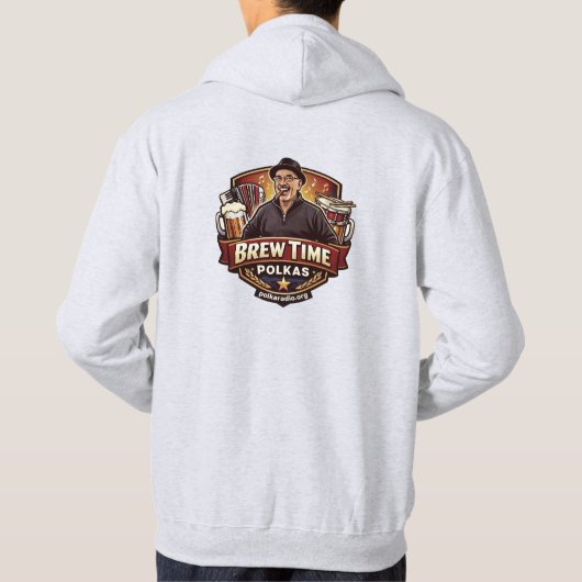 Brew Time Polkas Hoodie (Rückseite)