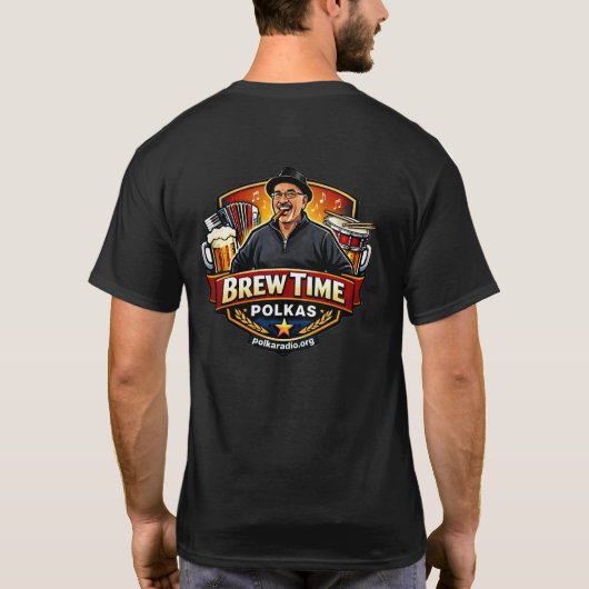 Brew Time Polkas T-Shirt (Rückseite)