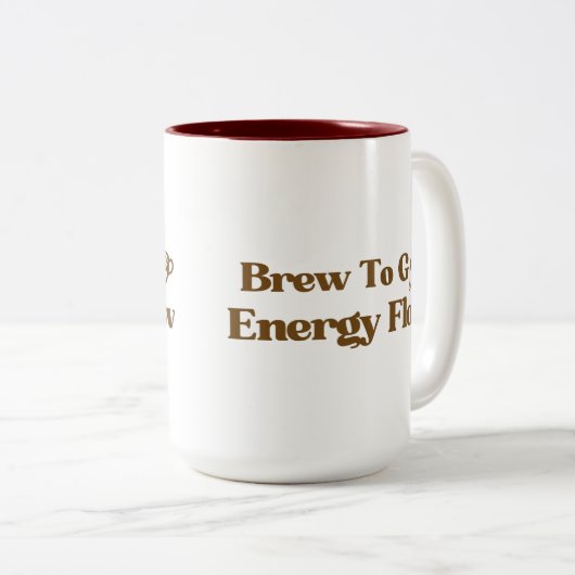 Brew to Go Energy Flow zwei Tonkaffee-Tasse Zweifarbige Tasse (VorderseiteRechts)