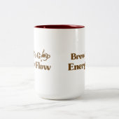 Brew to Go Energy Flow zwei Tonkaffee-Tasse Zweifarbige Tasse (Mittel)