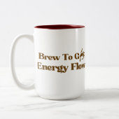 Brew to Go Energy Flow zwei Tonkaffee-Tasse Zweifarbige Tasse (Links)