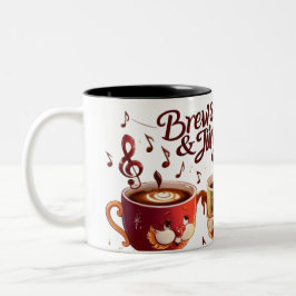 Brew- und Jingle-Melodien Zweifarbige Tasse