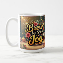 Brew up some joy merry Christmas  Kaffeetasse