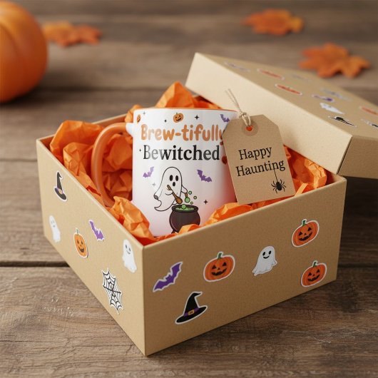 Brew-zitternd Niedlich Ghost-Halloween-Kaffee Tasse