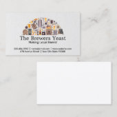 Brewery Accessories | Restaurant | Beer Garden  Visitenkarte (Vorne/Hinten)