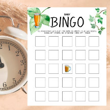 Brewery Baby - Colour - Baby Shower Baby Bingo Gam