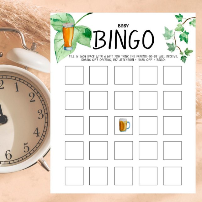 Brewery Baby - Colour - Baby Shower Baby Bingo Gam (Von Creator hochgeladen)