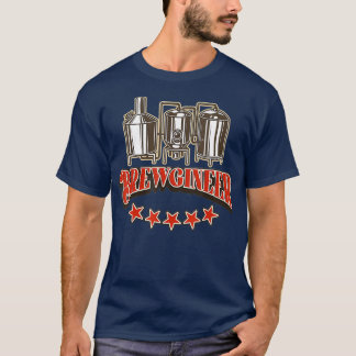 Brewginner Anfänger Beer Liquor Chef Alkohol T-Shirt