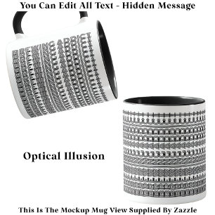 Brewing Addict Hidden Message Funny Novelty 111B Tasse