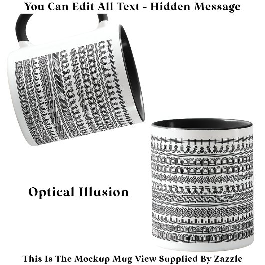 Brewing Addict Hidden Message Funny Novelty 111B Tasse