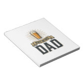 Brewing Dad Beer Vintage Engraving Shirt Design_1 Notizblock (angewinkelt)