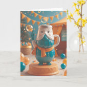 Brewing Up Birthday Cheer Karte (Gelbe Blume)