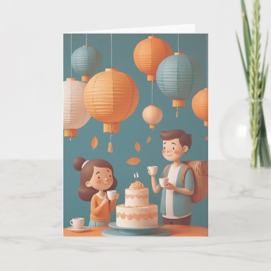 Brewing Up Birthday Wishes Karte (Vorderseite)