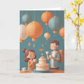 Brewing Up Birthday Wishes Karte (Gelbe Blume)
