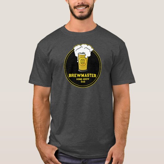 Brewmaster Beer Zuhause-brew Vater T - Shirt (Vorderseite)