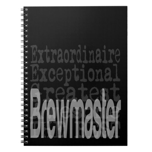 Brewmaster Extraordinator Notizblock (Vorderseite)