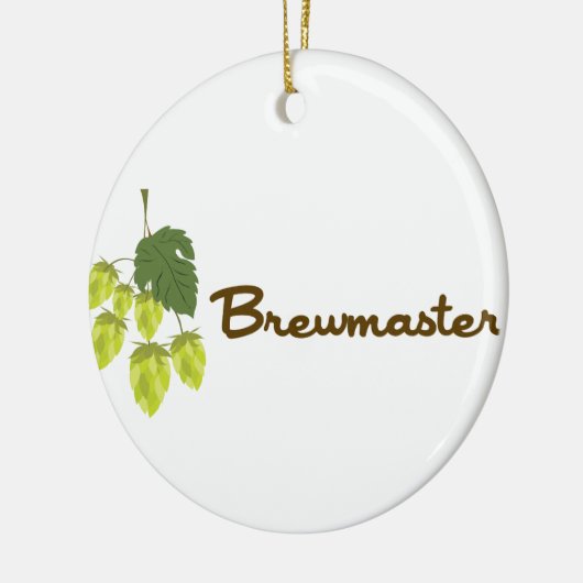Brewmaster Keramik Ornament (Links)
