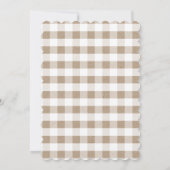 Brews and GRILLEN Couples Showdusche auf Kraft Einladung (Rückseite)