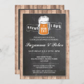 BREWS bevor die Duschen des Hauses einladen Einladung (Vorne/Hinten)