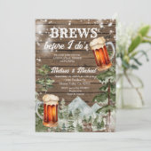 Brews, bevor ich das Probe-Dinner aus Wald mache Einladung (Stehend Vorderseite)