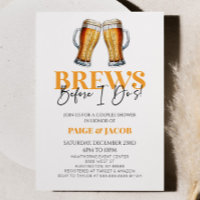 Brews, bevor ich es tue! Bier Wedding Couples Dusc