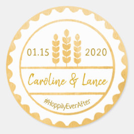 Brews, bevor ich es tue, Bierflasche-Aufkleber Runder Aufkleber