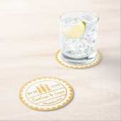 Brews, bevor ich es tue, Bierflasche Runder Pappuntersetzer (Vor Ort)