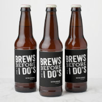 Brews, bevor ich tue, personalisierte Schwarze Hoc