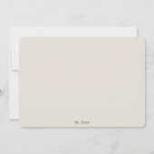 Brews bubbly Black Beig Greenery Engagement Party Einladung (Rückseite)